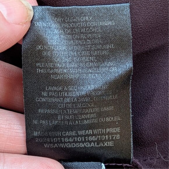 Ted Baker Chocolate Silk A-line Dress Sz 3 (US 8) - Picture 6 of 7